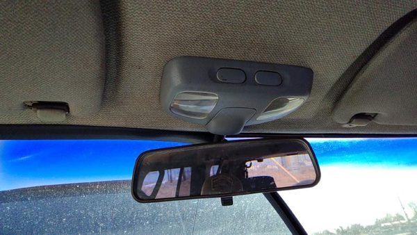 93-95 Nissan Pathfinder Inside Rear View Mirror Oem Windshield Mounted — photo 1