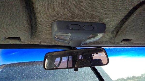 93-95 Nissan Pathfinder Inside Rear View Mirror Oem Windshield Mounted — photo 3