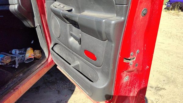 2003-05 Dodge Ram 1500 Passenger Right Front Door Trim Panel With Switches Black — photo 3