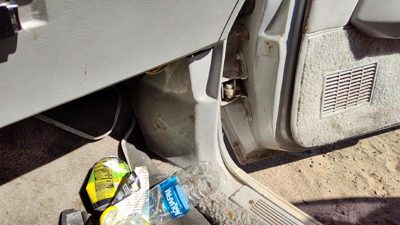 1983-1987 Mercury Grand Marquis Passenger Right Lower Kick Trim Panel Oem Gray