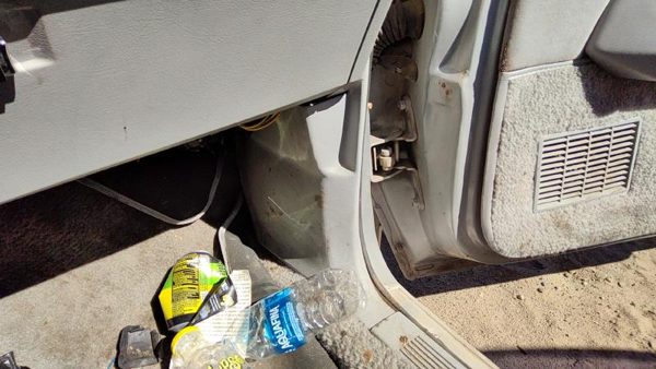 1983-1987 Mercury Grand Marquis Passenger Right Lower Kick Trim Panel Oem Gray — photo 3