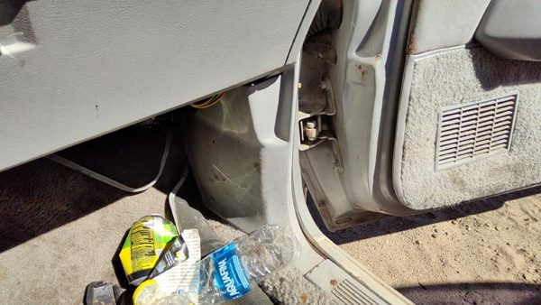 1983-1987 Mercury Grand Marquis Passenger Right Lower Kick Trim Panel Oem Gray — photo 2