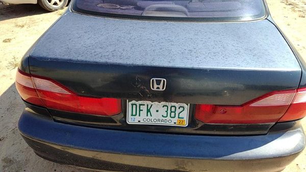 1999 Honda Accord Trunk/decklid/hatch/tailgate Gray — photo 1