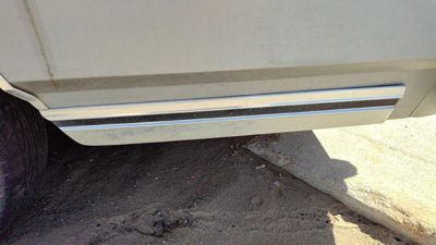 1983-1987 Mercury Grand Marquis Driver Left Rear Moulding On Quarter Panel Oem