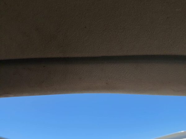 1996-2002 Chevy Express 2500 Driver Left Upper Door Opening Trim Panel Grey 92G — photo 2