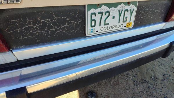 1984-1987 Ford Tempo Chrome Rear Trim Strip From Trunk Oem E66y5440320a — photo 5