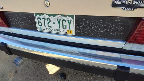 1984-1987 Ford Tempo Chrome Rear Trim Strip From Trunk Oem E66y5440320a — photo 1