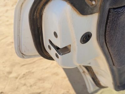 1994 Driver Left Rear Door Latch With Rods/Cables Oem Back