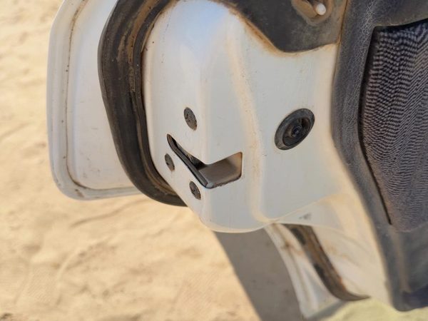 1994 Subaru Legacy RHD Driver Left Rear Door Latch With Rods/Cables Oem Back — photo 1