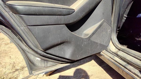 07-12 Altima Driver Left Rear Door Trim Panel With Switches Back G Charcoal 4 Dr — photo 4