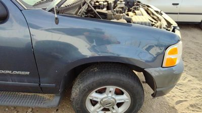 2002-2005 Ford Explorer Passenger Right Front Fender Oem Blue Ld 3L2z16005aa