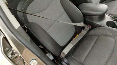 2014-2019 Kia Soul Passenger Right Front Seat Belt Retractor Shoulder Black Eq