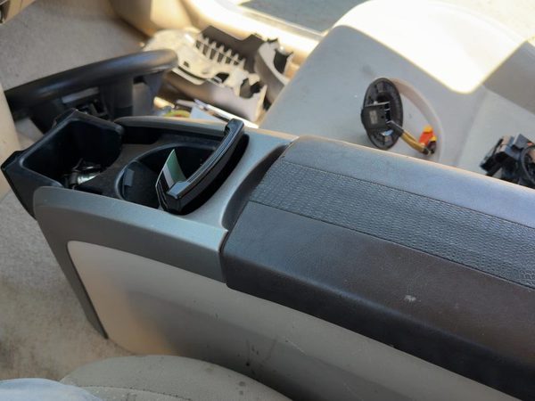 2004-2009 Toyota Prius Center Console Assembly Arm Rest Fold Down Tan 08 OEM — photo 2