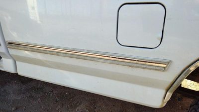 92-96 Ford F150 Driver Left Rear Moulding On Front Of Box Panel Oem Chrome Trim