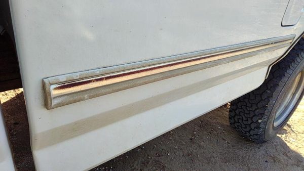 92-96 Ford F150 Driver Left Rear Moulding On Front Of Box Panel Oem Chrome Trim — photo 3