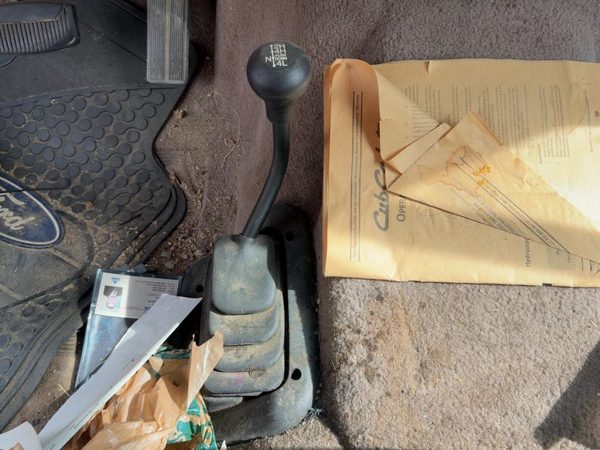 97 F250 4X4 Shifter Lever Assembly With Linkage 4Wd T Case Shift Unit Brown Rk — photo 2