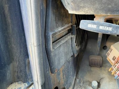 1981 Dodge D150 Driver Left Lower Kick Vent Air Intake Trim Panel Oem