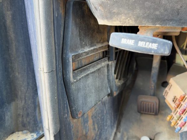 1981 Dodge D150 Driver Left Lower Kick Vent Air Intake Trim Panel Oem — photo 3