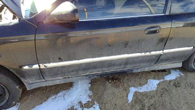1998 Honda Civic Front Door LH Black