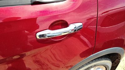 2014 Ford Explorer Outside Door Handle LH Ruby Red Rr