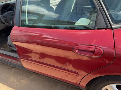 2001 Ford Taurus Rear Door LH Red