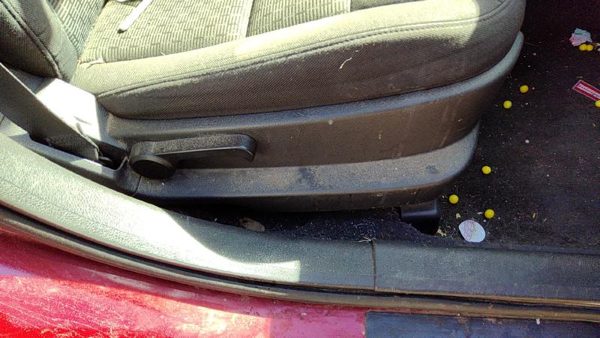 2010 Ford Fusion Passenger Right Side Seat Trim Panel Oem Black Dw — photo 1