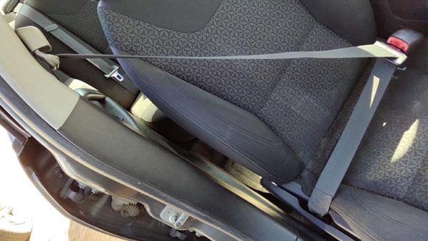 07-08 G6 Passenger Right Front Seat Belt Retractor Oem Shoulder Black 19B — photo 3