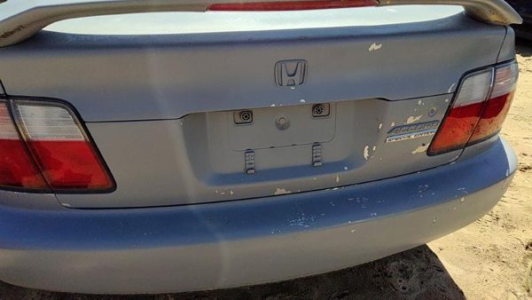 96-97 Accord Honda License Plate Trim Surround Panel Tail Trunk Finish Gray — photo 4