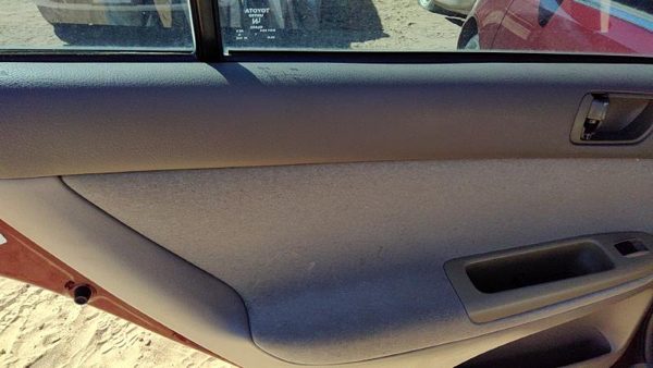 02-04 Toyota Camry Driver Left Rear Door Trim Panel With Switches Back Taupe 43 — photo 3