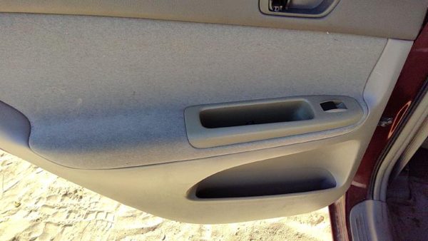 02-04 Toyota Camry Driver Left Rear Door Trim Panel With Switches Back Taupe 43 — photo 7