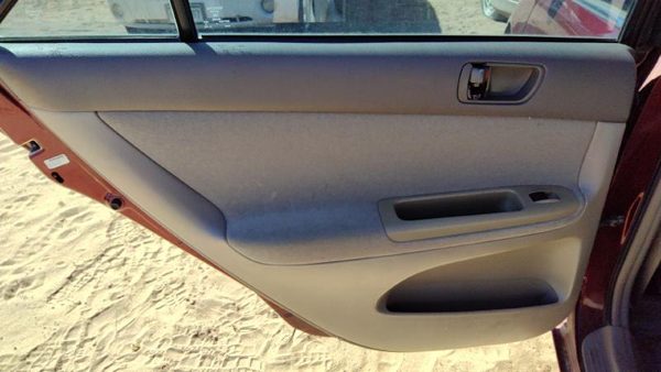 02-04 Toyota Camry Driver Left Rear Door Trim Panel With Switches Back Taupe 43 — photo 1