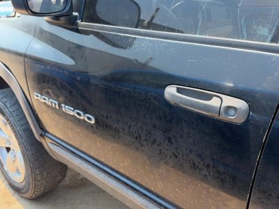 2002 Dodge Ram 1500 Front Door LH Black PX8