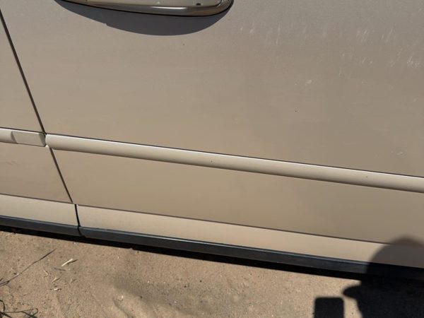 2001 Lincoln LS Passenger Right Front Moulding From Door Ivory HC XW4Z5420878AAM — photo 3