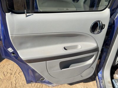 06-08 Hhr Driver Left Rear Door Trim Panel With Switches Back 4Dr Ls Lt Gray 14B