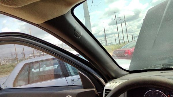 04-12 Gmc Canyon Driver Left A Pillar Trim Windshield Post Panel Oem Ebony 19J — photo 3