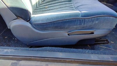 1988-1993 Olds Cutlass Cierra Passenger Right Side Seat Trim Panel Oem Blue