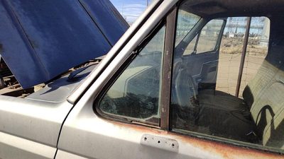1980-1991 F250 Pickup Driver Left Front Vent Window Small Door Glass With Frame