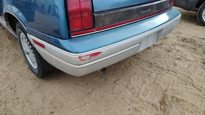 1989-1991 Olds Cutlass Calais Rear Bumper Cover Assembly Oem Back Blue 22548579