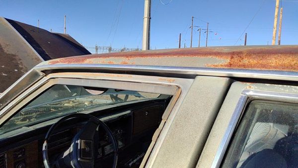 1984 Deville Sedan Lh Driver Left Drip Rail Molding Chrome Trim Above Doors Oem — photo 3