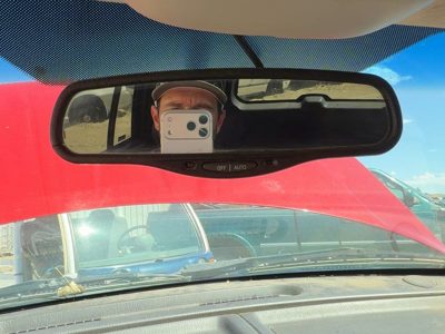 2000 Jeep Grand Cherokee Inside Rear View Mirror Oem Windshield Mounted