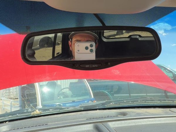 1999-2000 Jeep Grand Cherokee Inside Rear View Mirror Oem Windshield Mounted — photo 2
