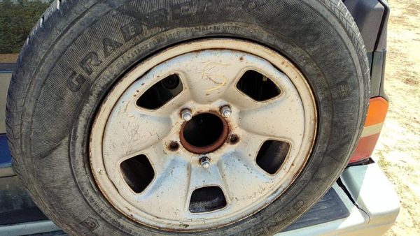 1996-98 Suzuki Sidekick 16' Steel Wheel Oem 5 Hole Factory Rim #5 4321077E0039m — photo 3