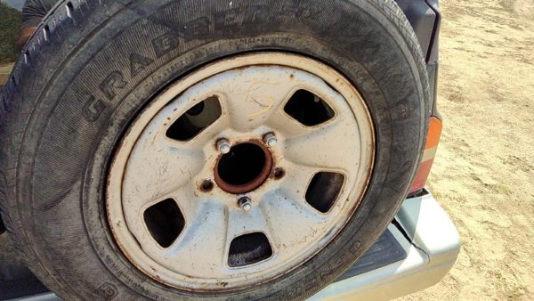 1996-98 Suzuki Sidekick 16' Steel Wheel Oem 5 Hole Factory Rim #5 4321077E0039m — photo 4