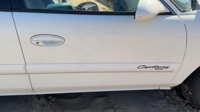 2002 Buick Century Front Door RH White
