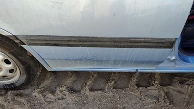 88-91 Honda Civic Passenger Right Rear Moulding From Door Back Trim Strip Sedan