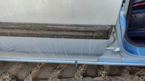 88-91 Honda Civic Passenger Right Rear Moulding From Door Back Trim Strip Sedan — photo 3