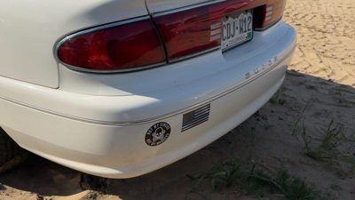 1997-2005 Buick Century Rear Bumper Cover Assembly Oem Back White 12369157