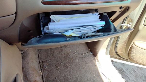 1998-02 Lincoln Navigator Glove Box Assembly Complete Door With Latch Oem Tan Kx — photo 4