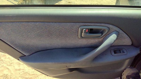 99-01 Toyota Camry Driver Left Rear Door Trim Panel With Switches Back Gray 10 — photo 3