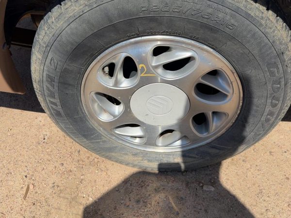96-00 Mercury Villager 15" Aluminum Wheel Oem Factory Rim #2 15X6-1/2 7-Pockets — photo 2